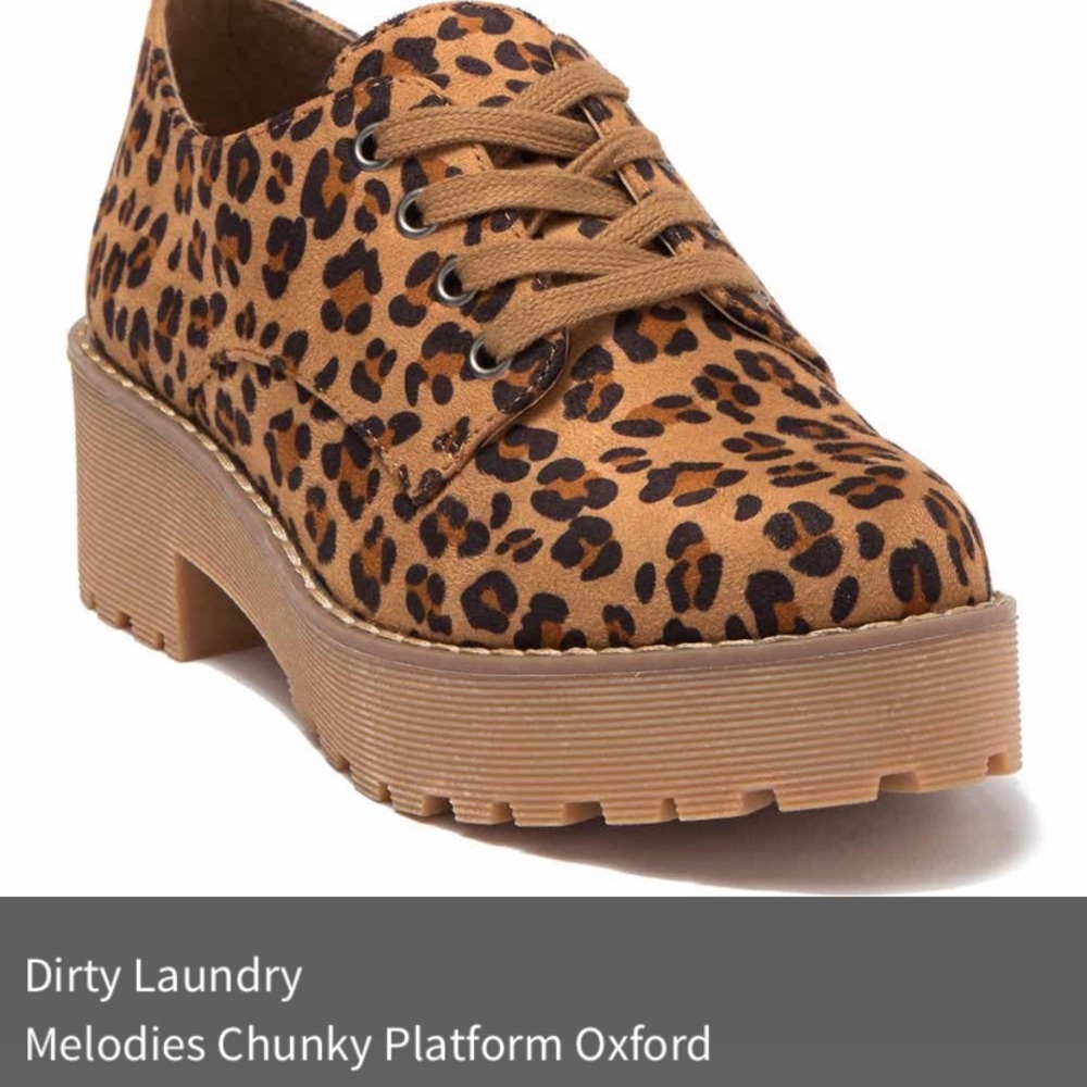 Dirty Laundry Platform Oxfords